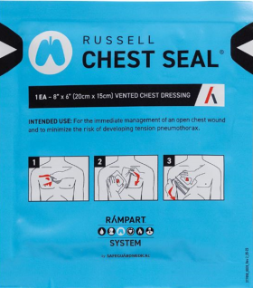 SOS Sul | CURATIVO OCLUSIVO RUSSEL CHEST SEAL SAFEGUARD